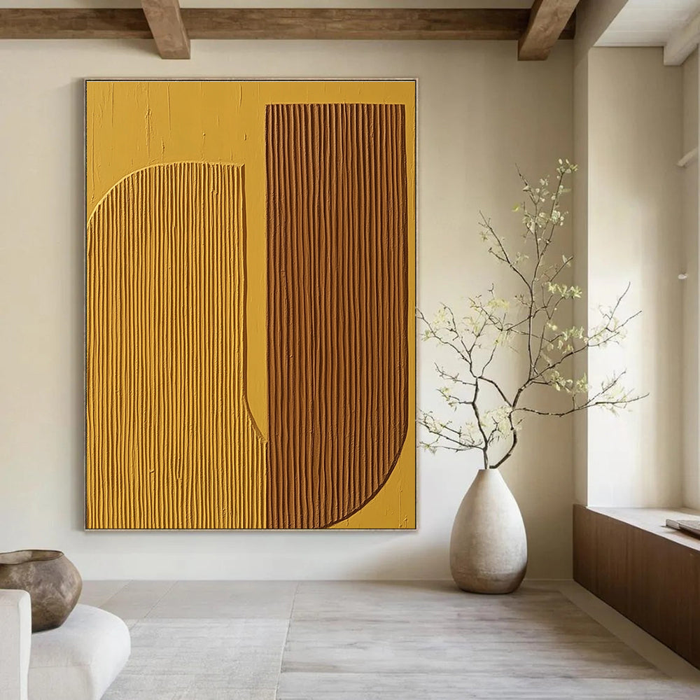 Textured Geometric Shapes - Minimalist Abstract Art GAB0428