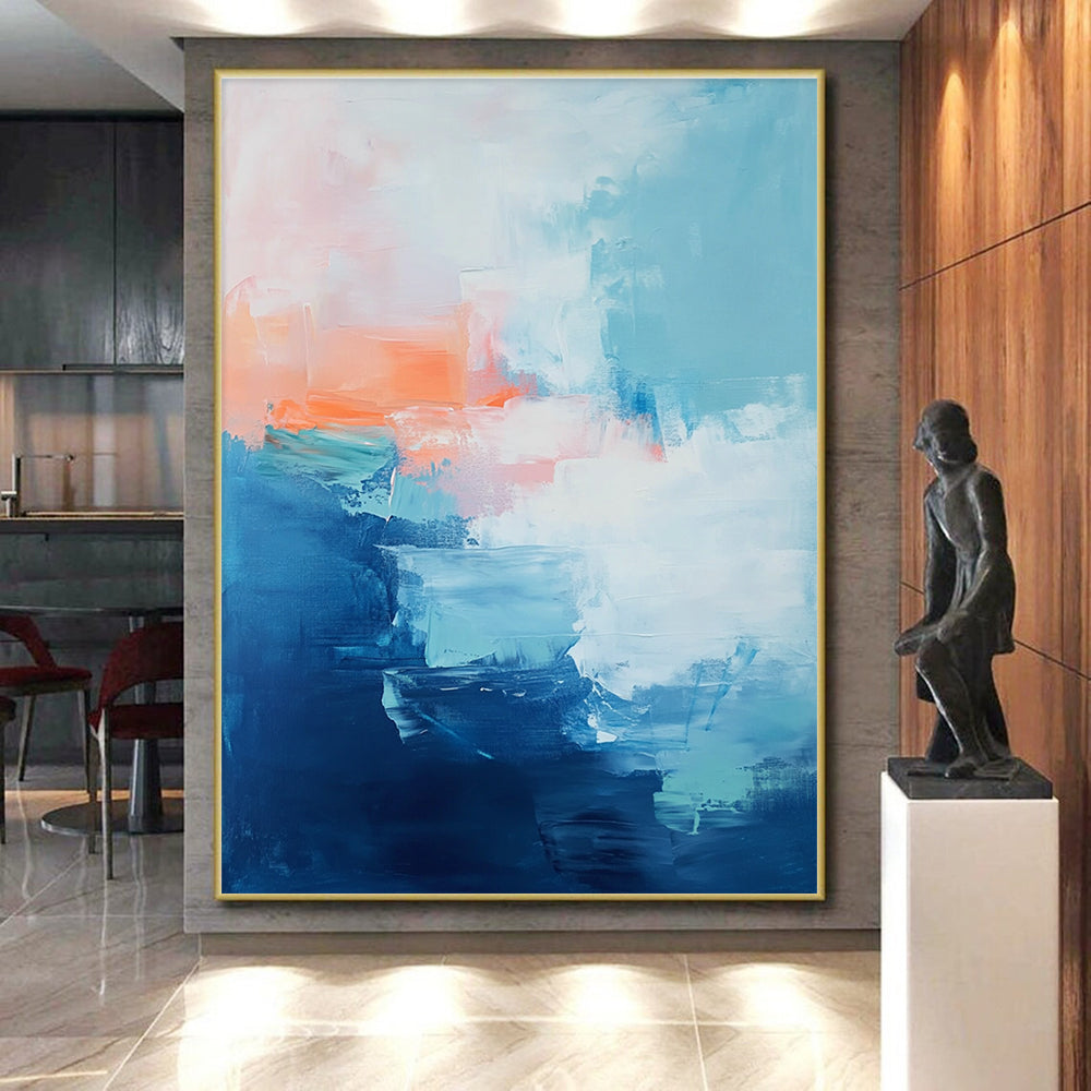 Soft Color Abstract Painting with Dreamy Hues WINK813