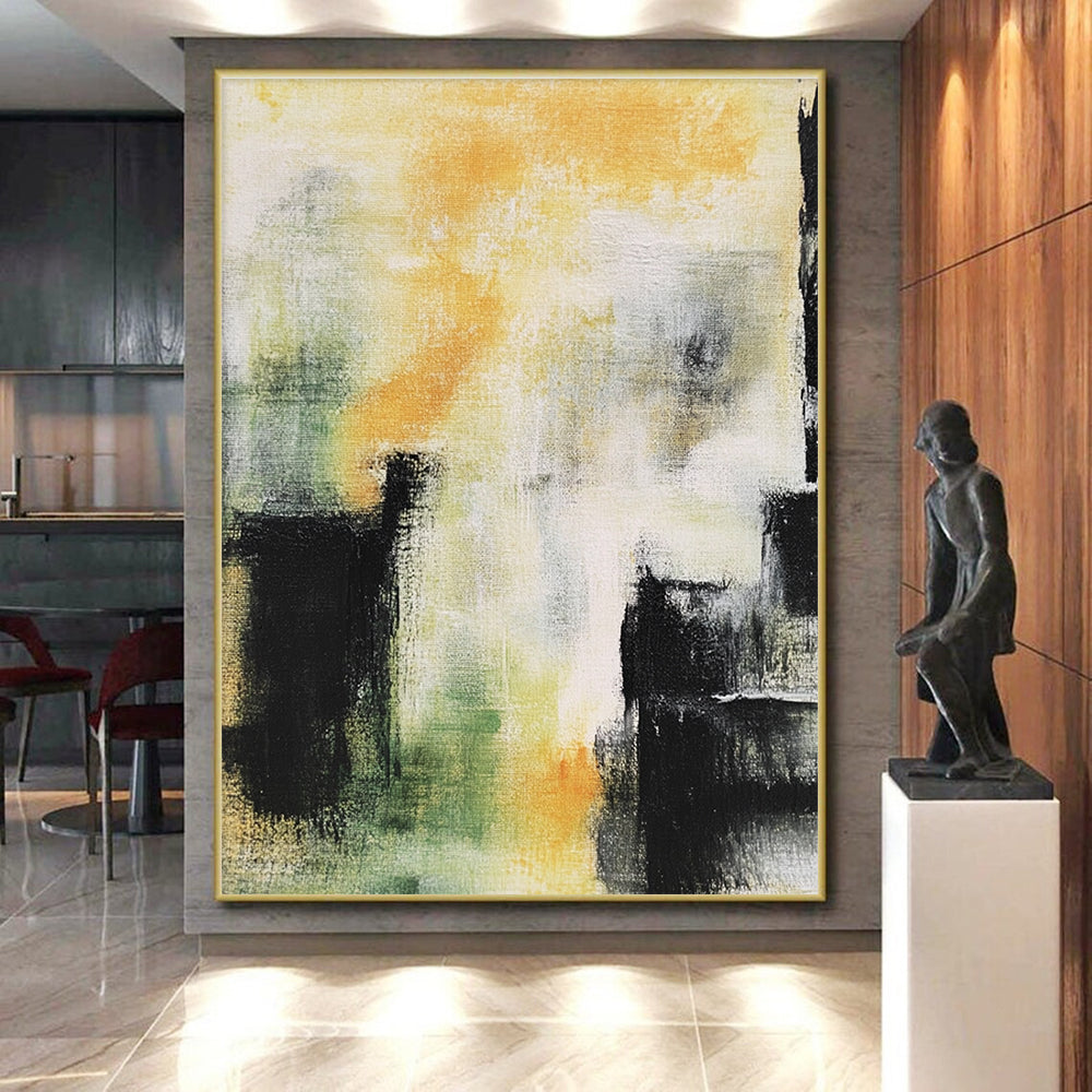 Colorful Abstract Haze Painting with Dreamy Atmosphere WINK435