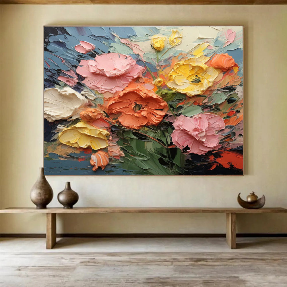 Rainbow Palette Play Abstract Painting for Creative Children's Spaces YHT309