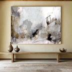 Mixed - Media Abstract Painting for Artistic Workshops YHT135