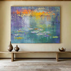 Abstract Water Lilies - Reimagining a Classic ABS025