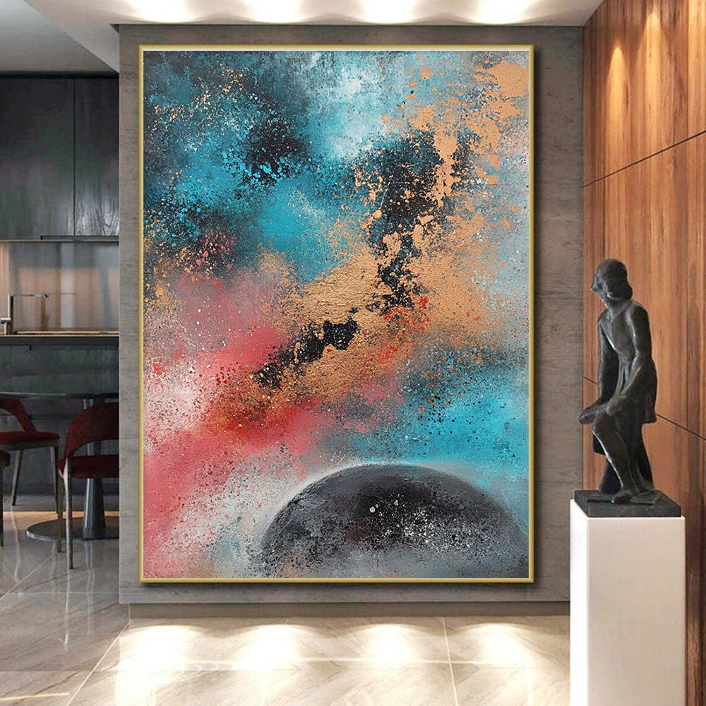 Cosmic Abstract Scene Painting with Mysterious Allure WINK333