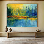 Colorful Landscape Abstract  Dreamy Nature ABS110