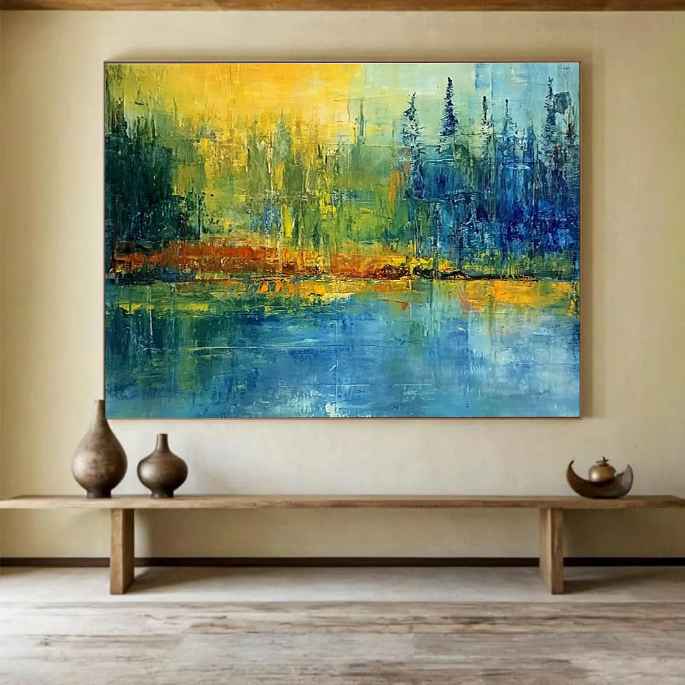 Colorful Landscape Abstract  Dreamy Nature ABS110