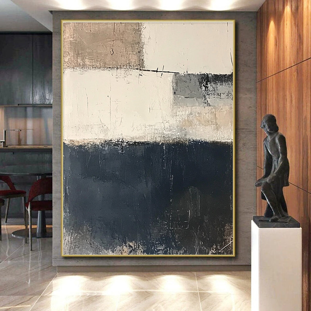 Neutral Tones Abstract Painting with Subtle Layers WINK530