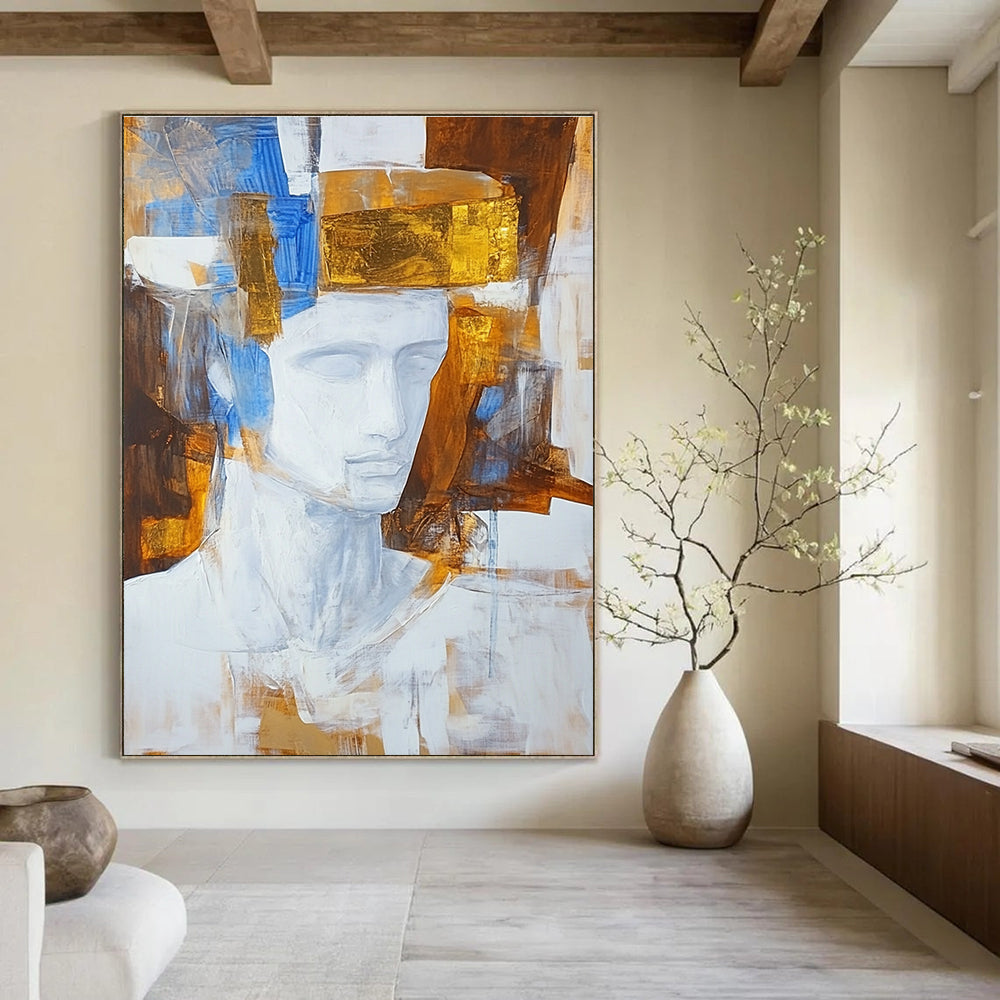 Abstract Sculpture Portrait Abstract Painting for Art - Centric Homes GAB1108