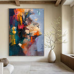 Dynamic Abstract Portrait of a Face Painting for Artistic Spaces HENG285