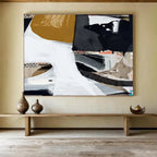 Collage - Style Abstract Painting for Creative Studios YHT127