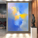 Soft Color Blend Abstract Painting with Calming Hues WINK598
