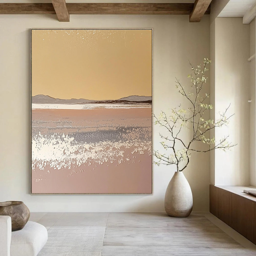 Minimalist Landscape Abstract Painting of Subtle Beauty GAB0113