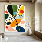 Colorful Organic Shapes - Playful Abstract Art GAB0403