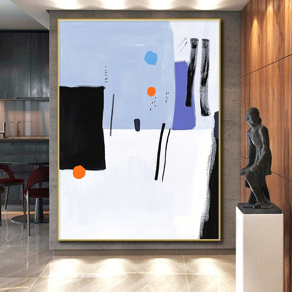 Playful Abstract Forms Painting with Whimsical Creativity WINK158