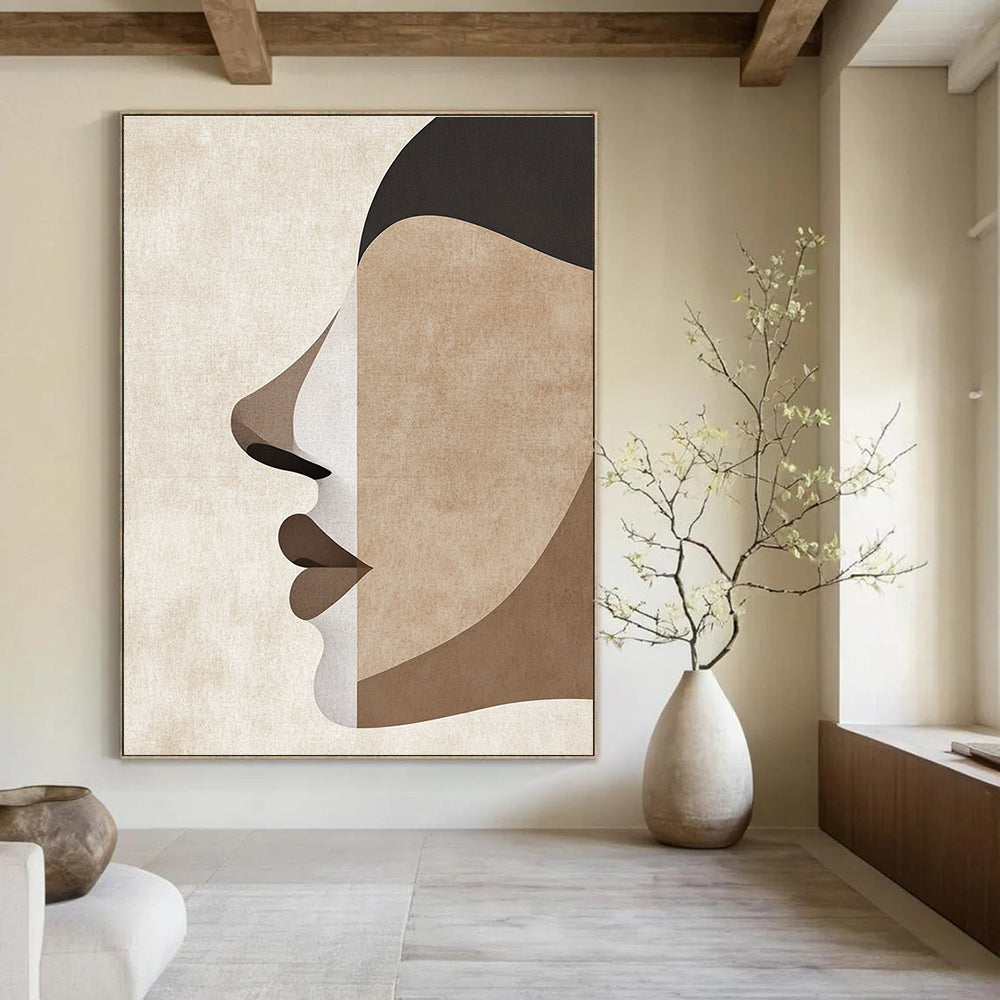 Abstract Face Segments Abstract Painting for Art - Centric Salons GAB1385