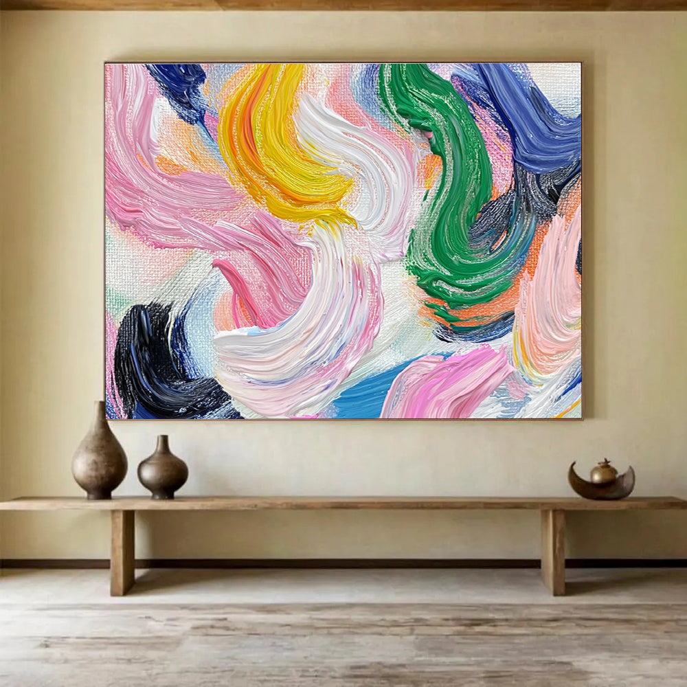 Colorful Curved Brushstrokes - Playful Palette ABS028