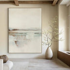 Delicate Soft - Toned Abstract Landscape for Subtle Decor HENG225