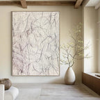 Tangled Black Lines Abstract Expressionist Painting for Bold Interiors GAB1531