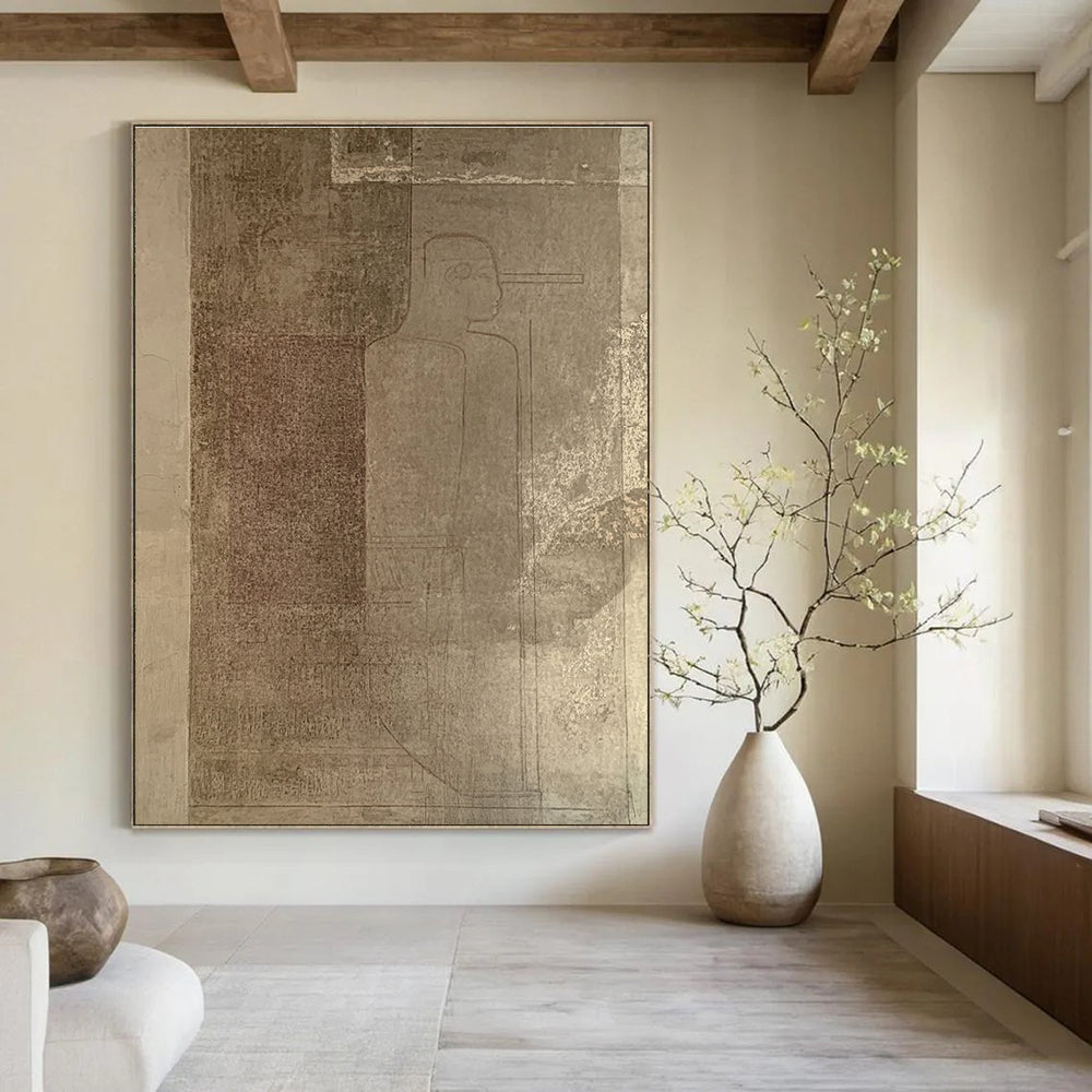 Ancient Figure Sketch Historical Abstract Painting GAB0313