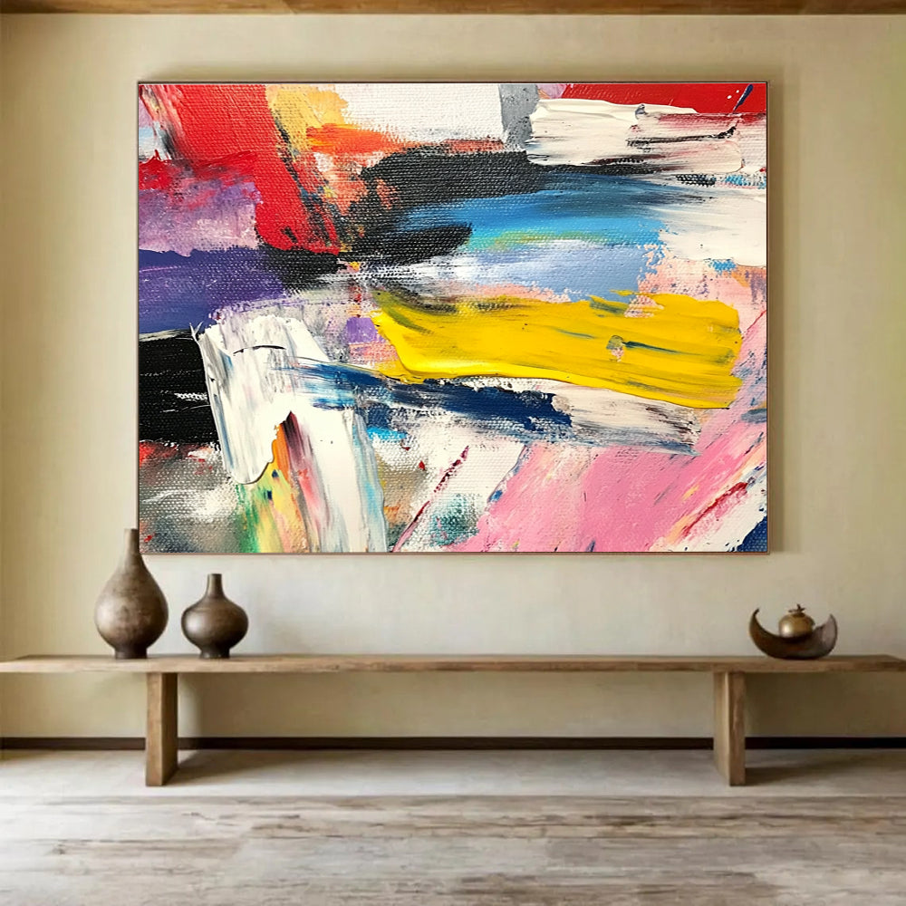 Bold Color Abstract - Chaos and Harmony ABS029