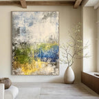 Subtle Color Abstract - Understated Abstract Painting GAB0642