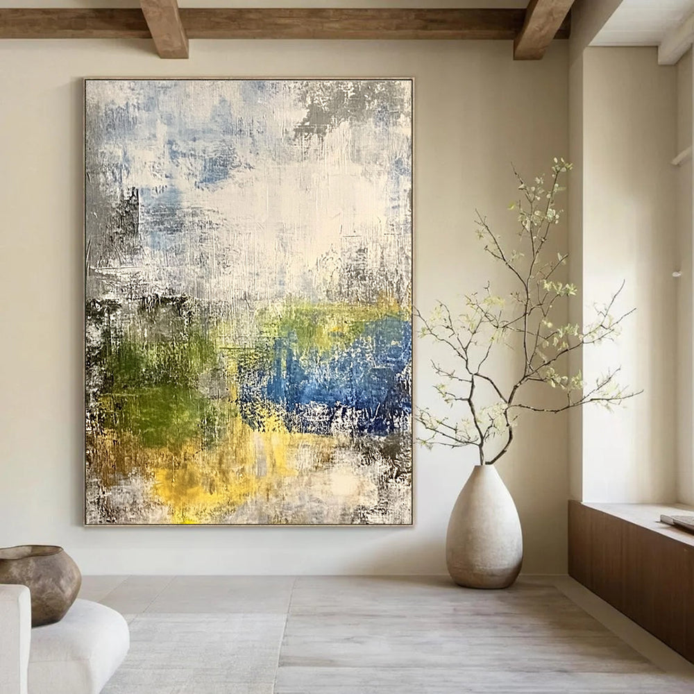 Subtle Color Abstract - Understated Abstract Painting GAB0642