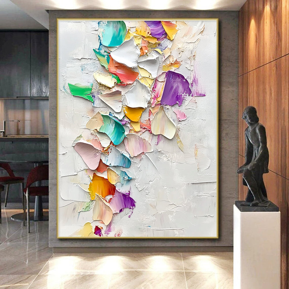 Colorful Fragment Abstract Painting with Whimsical Creativity WINK484