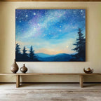 Starry Night Landscape - Celestial Wonder ABS013