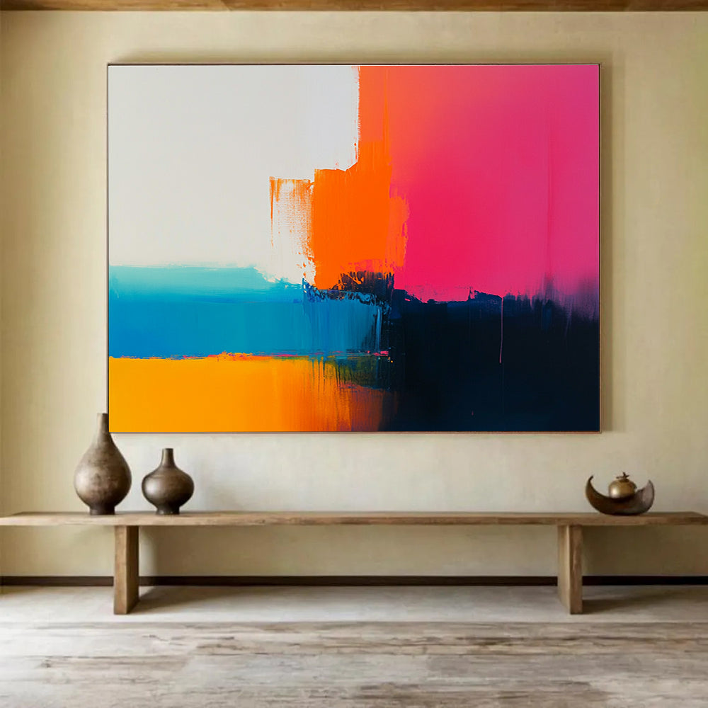 Vibrant Color - Block Abstract  Bold Contemporary Impact ABS079