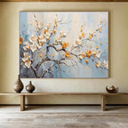 Blooming Tree Abstract Painting for Minimalist Interiors YHT202