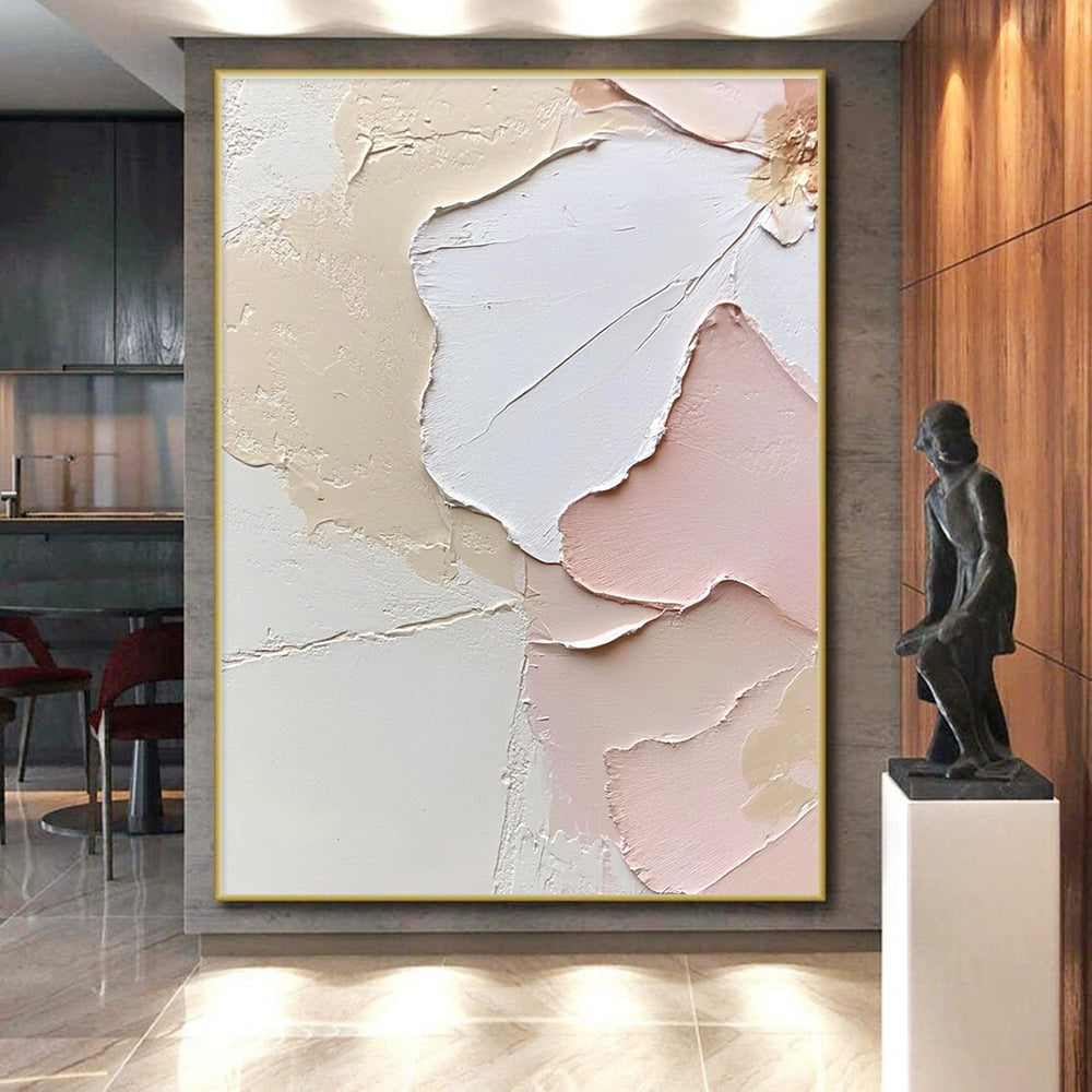 Pastel Abstract Petals Painting with Delicate Beauty WINK427