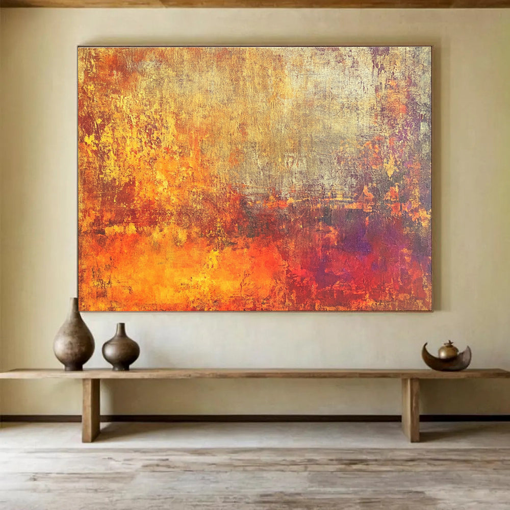 Warm Toned Abstract - Emotions in Heat ABS024