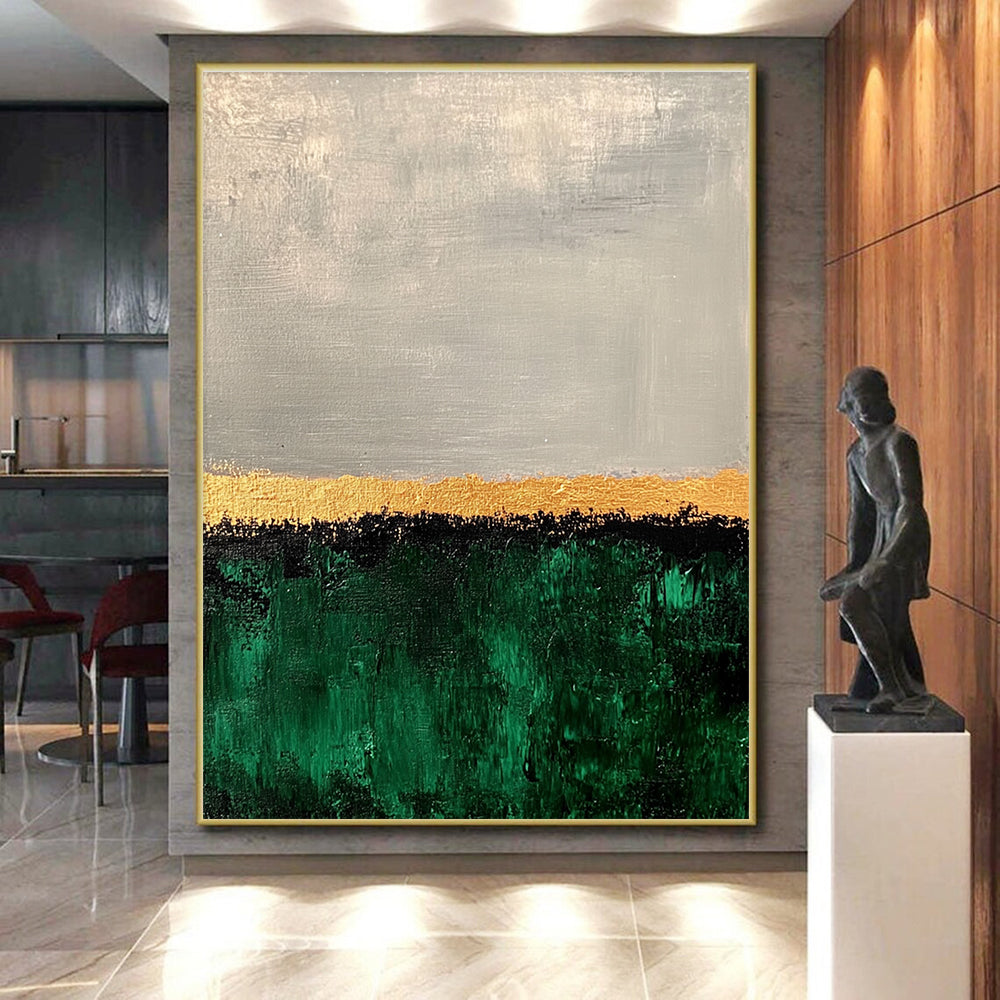 Landscape - Inspired Abstract Painting with Earthy Tones WINK819