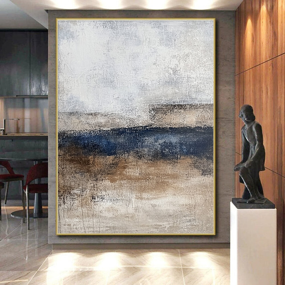 Neutral Tones Abstract Painting with Subtle Sophistication WINK340