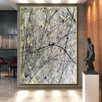 Line Drip Abstract Painting with Artistic Chaos WINK778