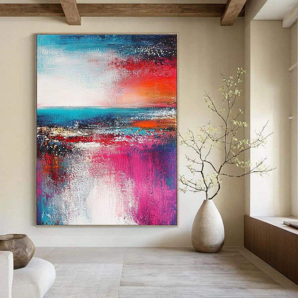 Coastal Abstract - Dynamic Seaside Art GAB0546