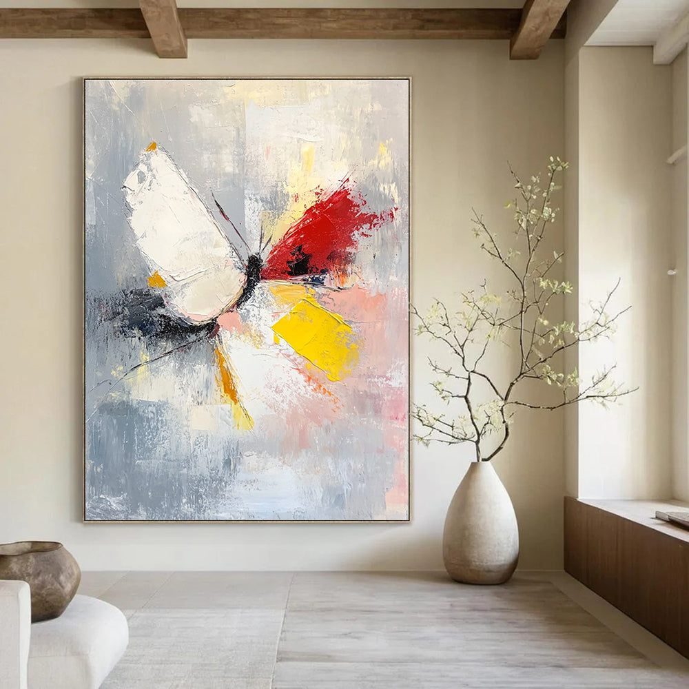Butterfly Abstract Painting for Whimsical - Styled Gardens GAB1034
