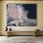 Soft Color Abstract Painting for Serene Bedrooms YHT142