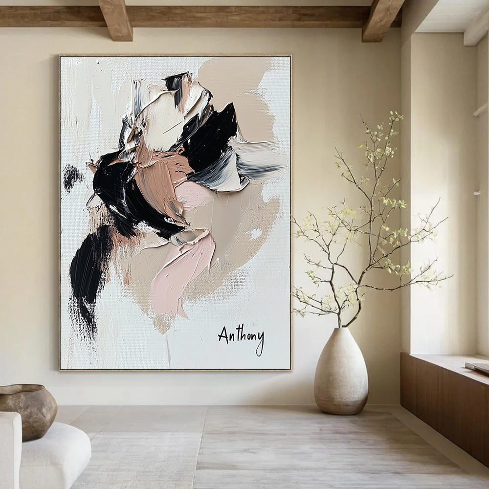 Palette Knife Abstract Painting for Modern Decor GAB0724
