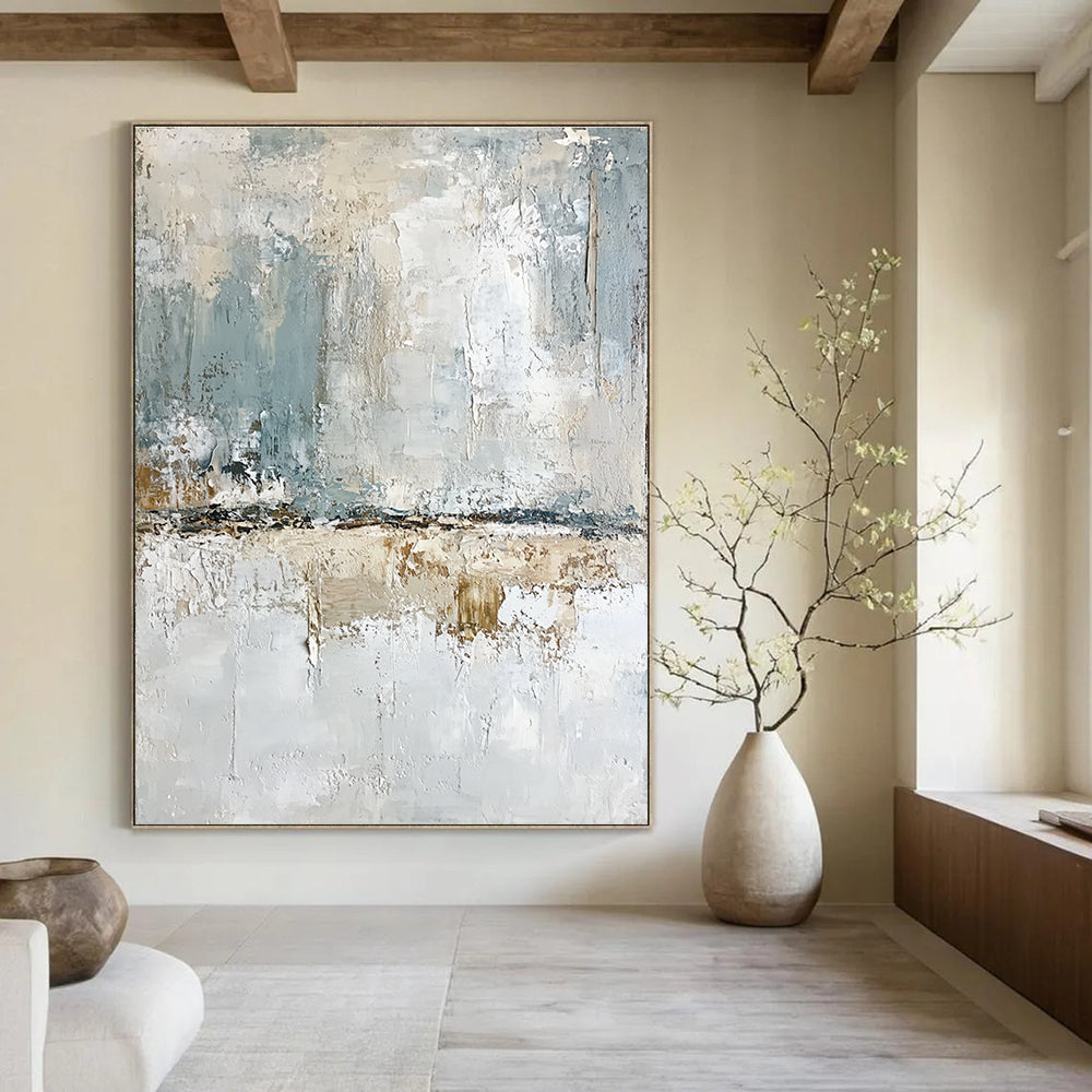 Soft Toned Abstract Painting for Calming Spaces GAB0741