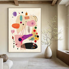 Playful Shape Abstraction - Minimalist Whimsical Art GAB0397
