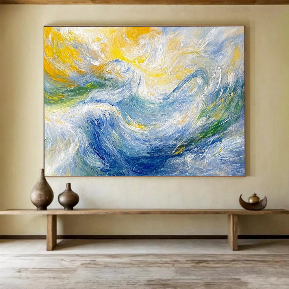 Swirling Wave Abstract - a Dance of Colors and Motion ABS006
