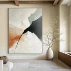 Abstract Mountain Scene Painting for Adventure - Themed Home Decor GAB1228
