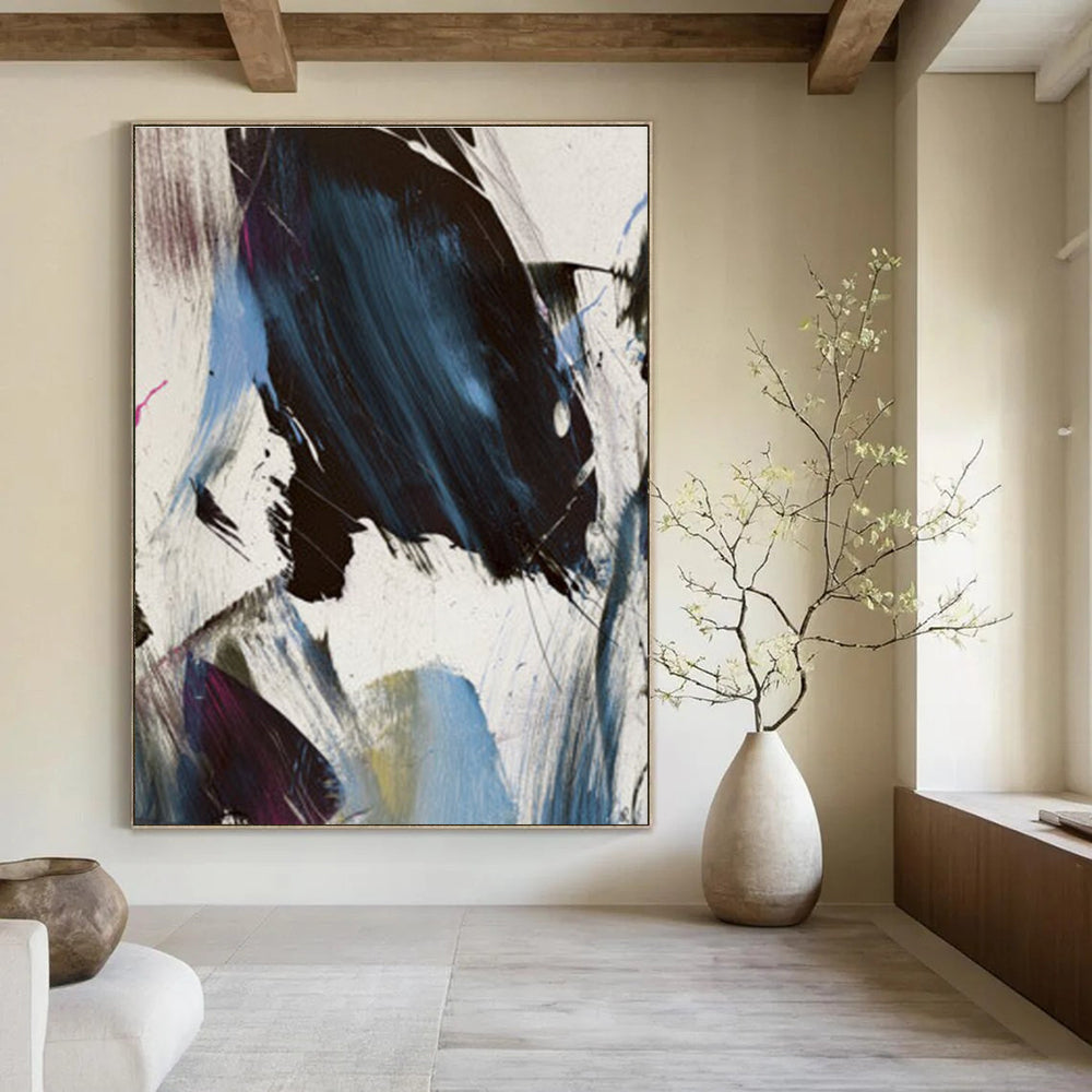 Dynamic Colorful Abstract Painting for Creative Co - Working Spaces HENG186