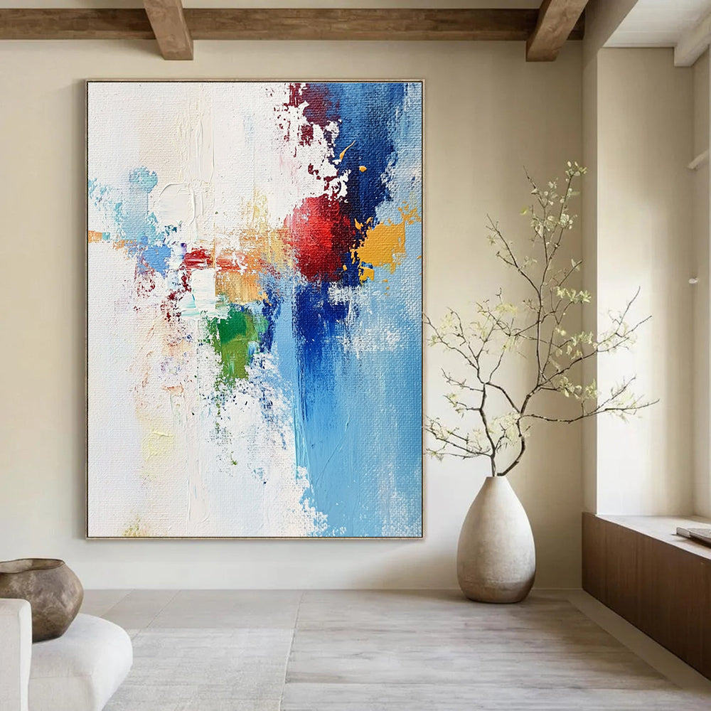 Colorful Splash Abstract Painting for Creative Children’s Play Areas GAB0929