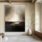 Subtle Abstract Landscape Painting for Sophisticated Lounges GAB1118