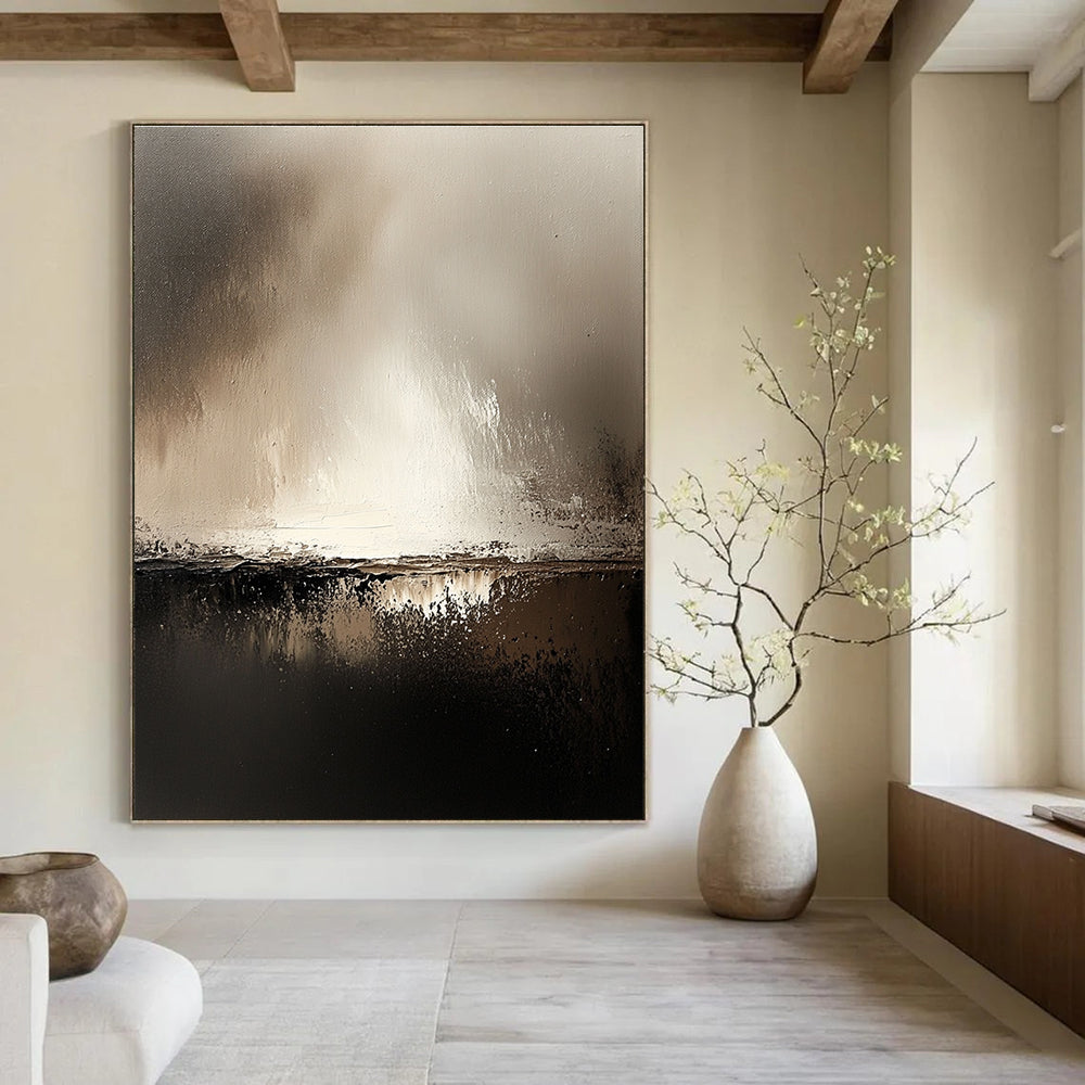 Subtle Abstract Landscape Painting for Sophisticated Lounges GAB1118