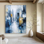 Cityscape Abstract Painting for Modern Lofts GAB0749