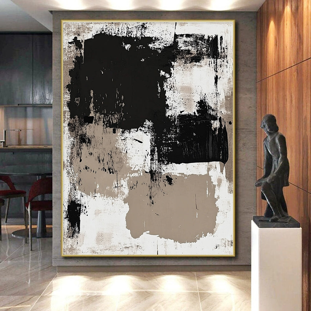 Monochromatic Abstract Painting with Subtle Depth WINK315