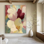 Colorful Petal Abstract - Vibrant Floral Abstract Art GAB0491