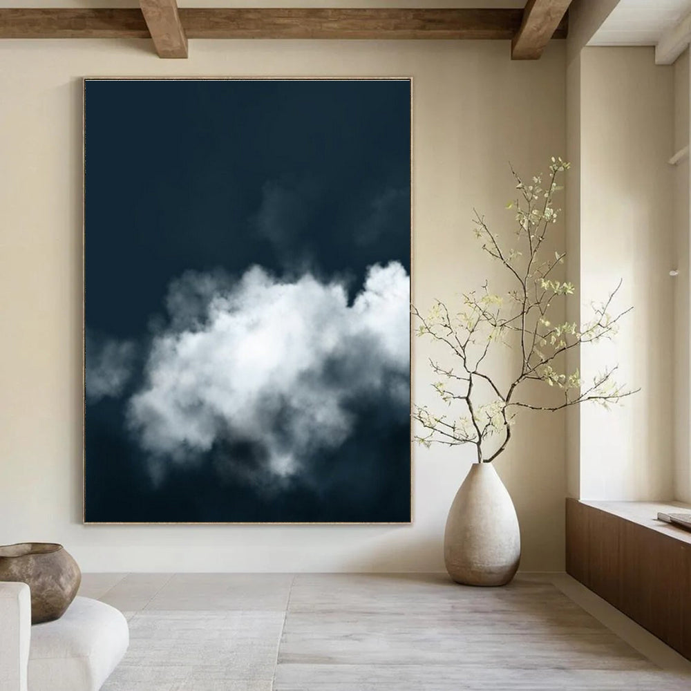 Moody Dark Sky with Clouds Abstract Photography for Dramatic Decor HENG233